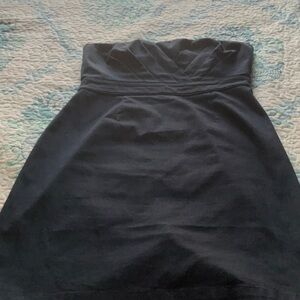 New York & Company Black Strapless Dress